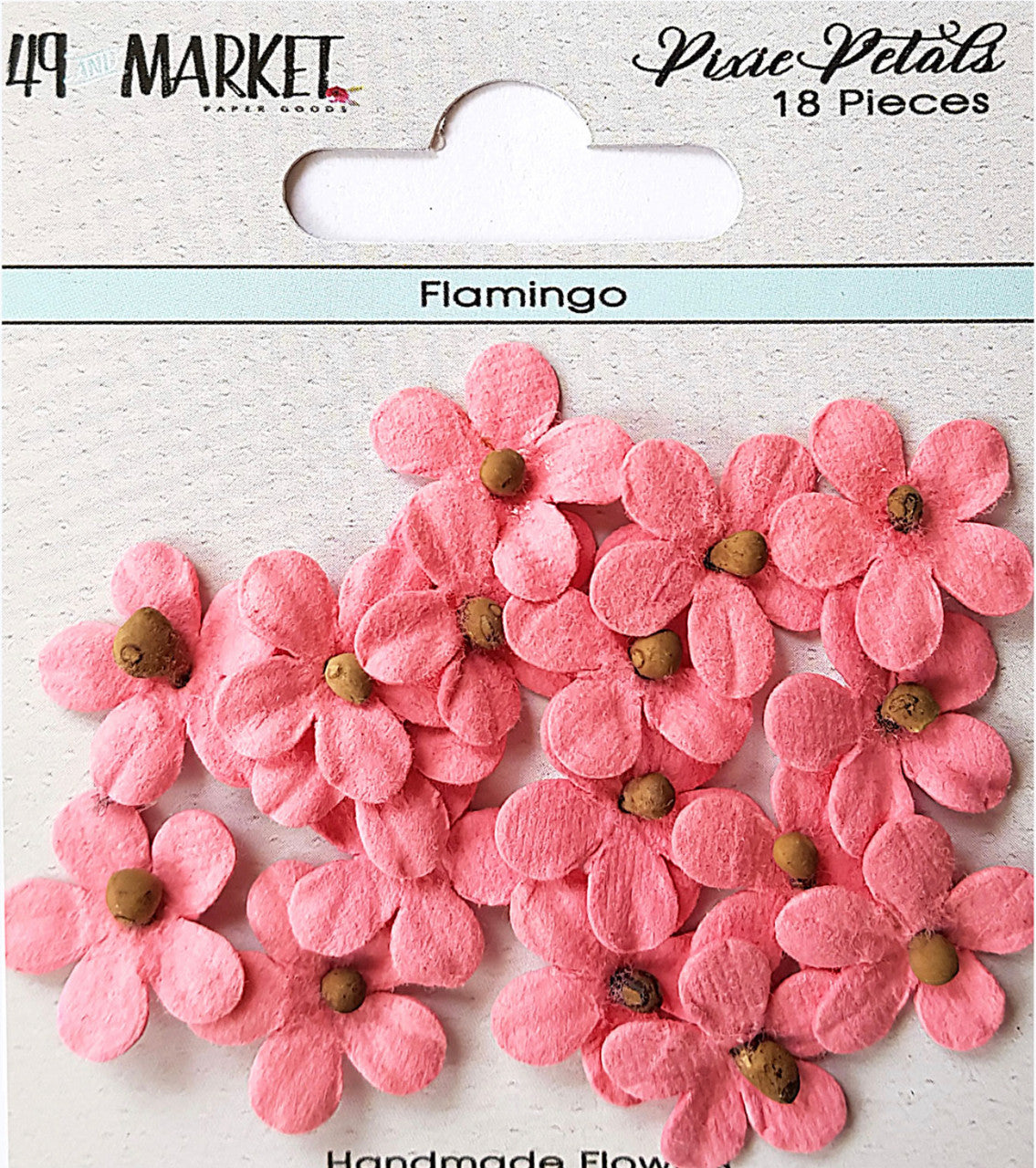 49 en Market Pixie-bloemblaadjes Flamingo-bloemen 